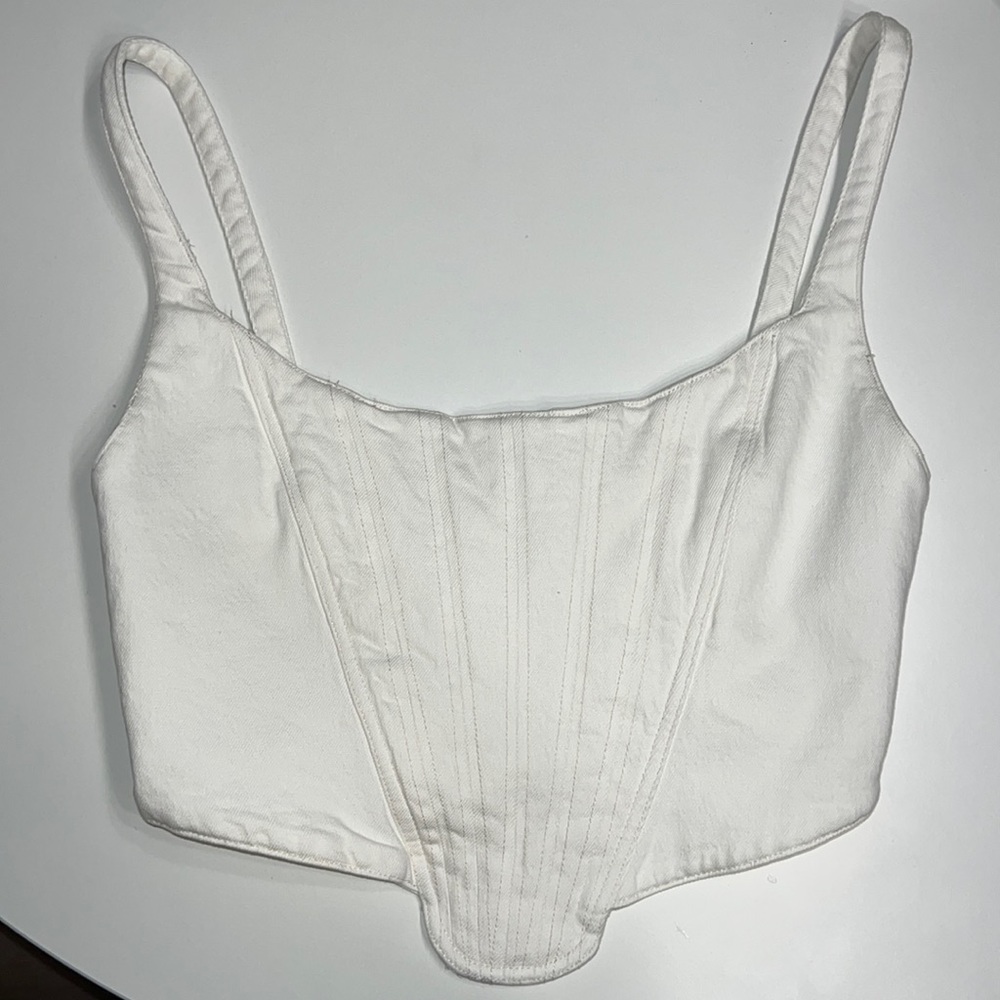 Never worn- Zara corset top